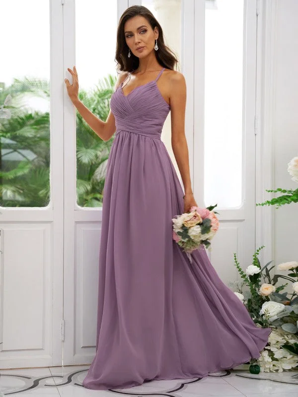 Season Finale Sale A-Line/Princess Chiffon Ruched V-neck Sleeveless Floor-Length Bridesmaid Dresses Season Finale Sale A-Line/Princess Chiffon Ruched V-neck Sleeveless Floor-Length Bridesmaid Dresses