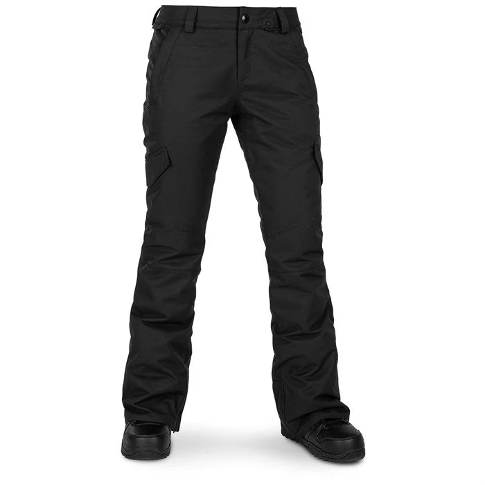 Blowout Deals Volcom Bridger Insulated Women's Pants Dark Grey Medium