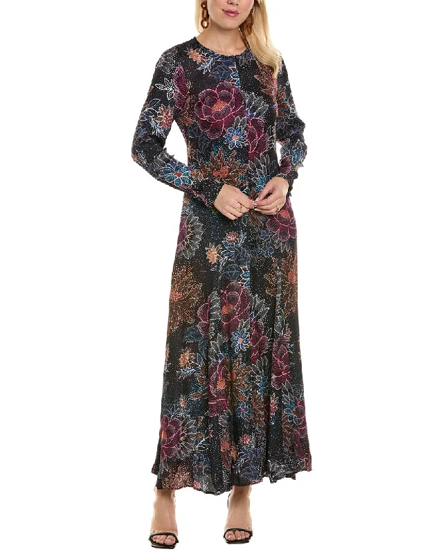 Weekend Special FARM Rio Front Zip Midi Dress
