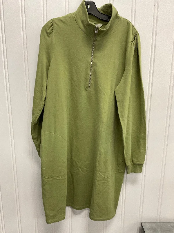 Instant Discount Dress Casual Midi By Garnet Hill In Green, Size: L