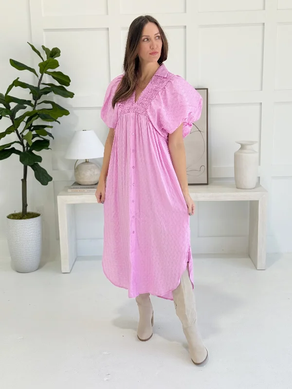 Mega Deal Darcy Midi Dress - Pink
