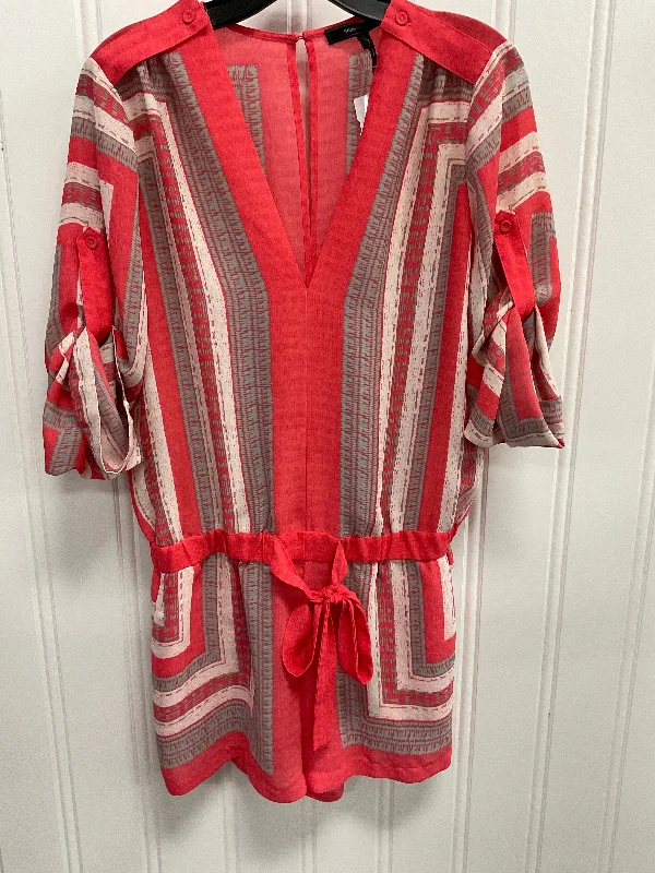 Buy Now Romper By Bcbgmaxazria In Grey & Pink, Size: S