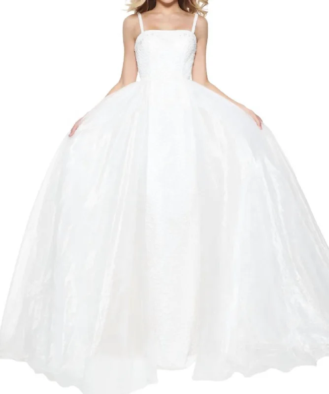 The Best Prices A-Line Wedding Dress In Ivory