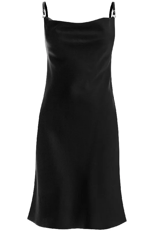 Extra Savings Versace Women's Satin Mini Dress With Safety Pin Detail
