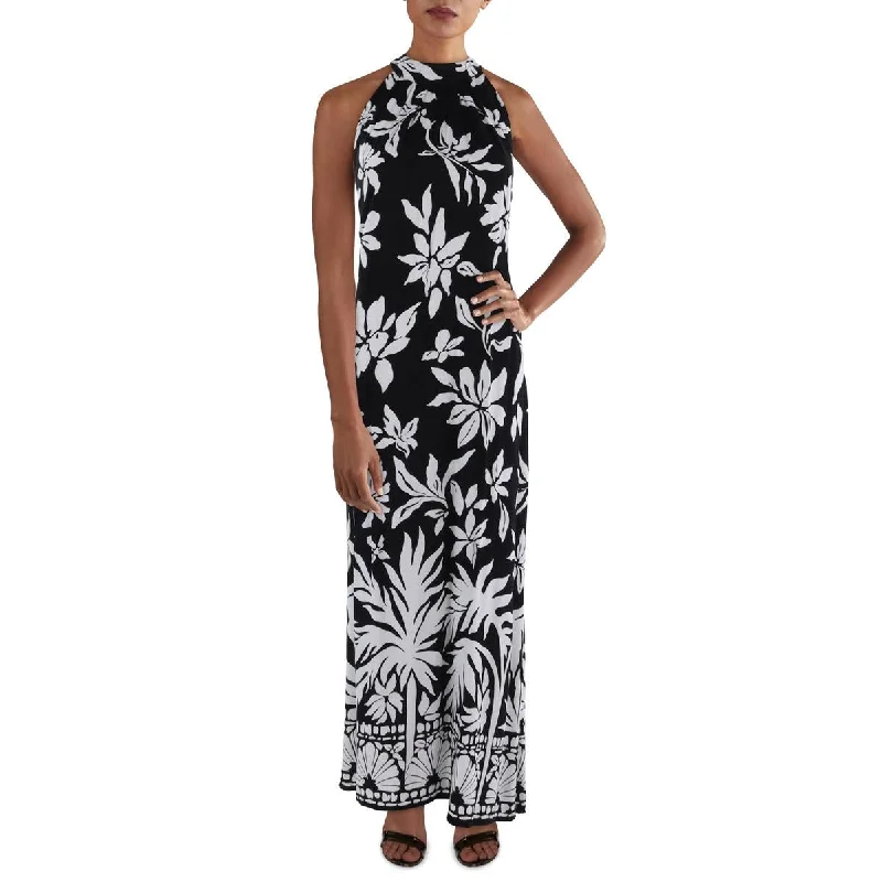 Quick Sale Womens Side Slits Long Halter Dress