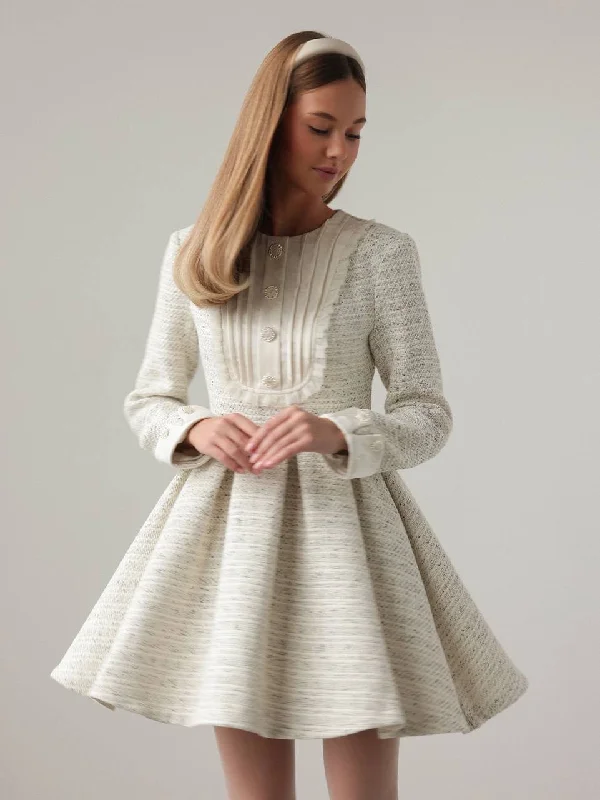 Mega Sale Timeless Elegance Tweed Dress